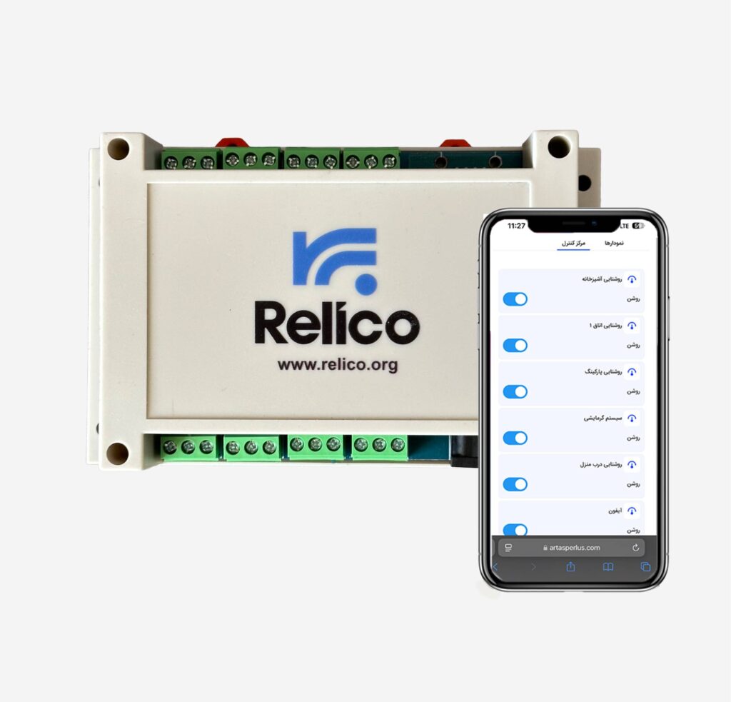 دستگاه کنترل وسایل برقی از راه دور 8 کانال